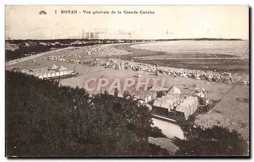 Cartes postales Royan Vue Generale de la Grande Conche