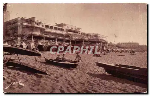 Ansichtskarte AK St Jean de Luz Sur la plage devant la Pergola