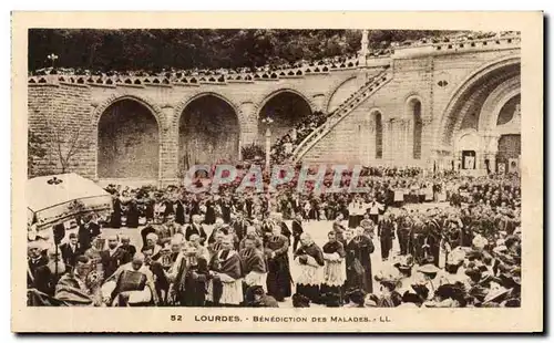 Cartes postales Lourdes Benediction Des Malades