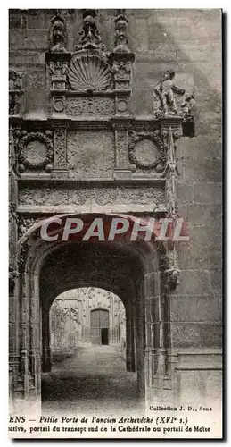Cartes postales Petite Porte de I'ancien Archeveche Sens