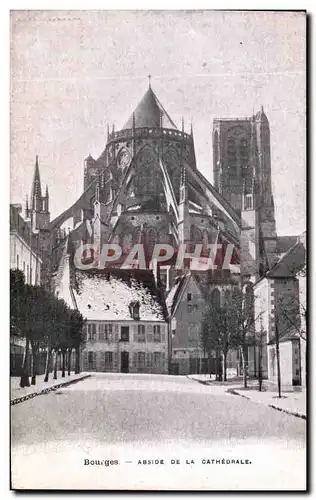 Ansichtskarte AK Bourges Abside De La Cathedrale