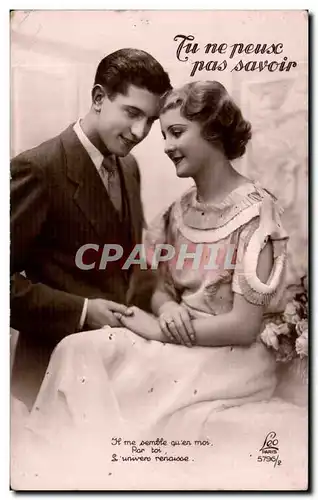 Cartes postales Fantaisie Femme Tu ne Peuse Pas Savoir