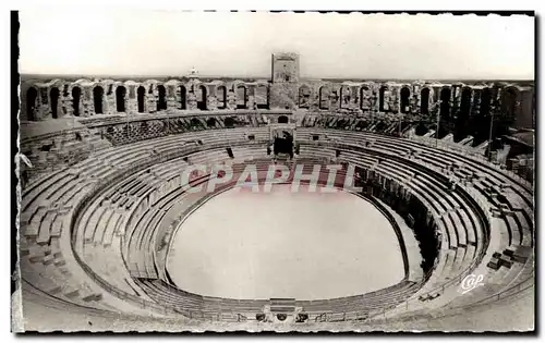 Ansichtskarte AK Arles Interieur des Arenes