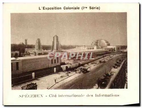 Image La Vache qui rit L&#39Exposition Coloniale Specimen Cite internationale des Informations