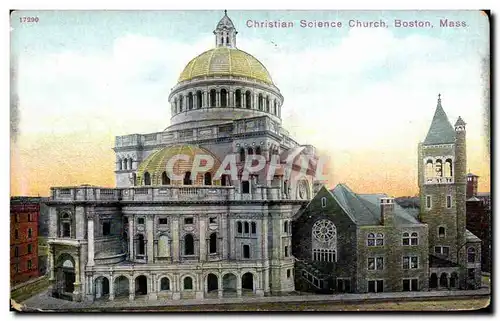 Ansichtskarte AK Christian Science Church Boston Mass