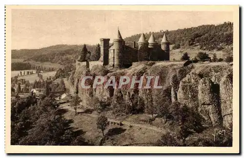 Cartes postales La Douce France Environs de Saint Flour Le Pittoresque Chateau du Saillans