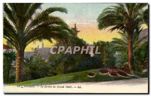 Cartes postales Grasse Le Jardin du Grand Hotel