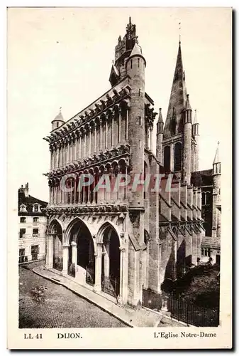 Cartes postales Dijon L&#39Eglise Notre Dame