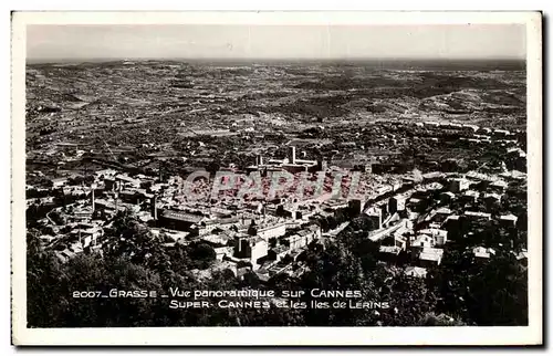 Ansichtskarte AK Grasse Vue panoramique Sur Cannes Super Cannes et les iles de Lerines