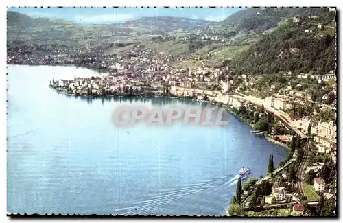 Cartes postales Territet Montreux Vue generale