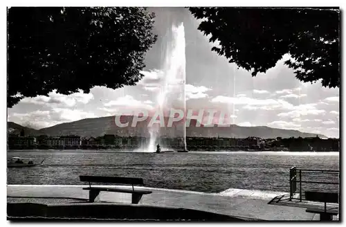 Cartes postales Geneve Le jet d&#39eau