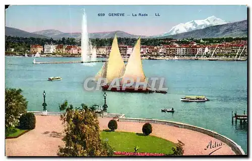 Cartes postales Geneve La Rade Suisse