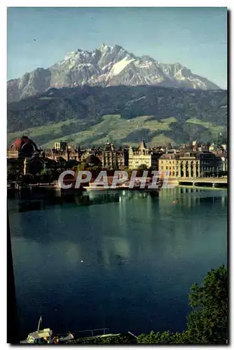 Cartes postales Luzern und Swiss Pilatus Lucerne