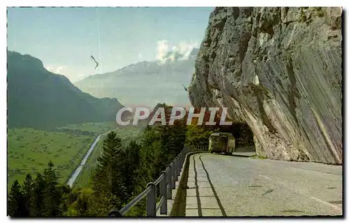 Cartes postales Brunigpass Blick ins Aaretal gegen Brienz Suisse