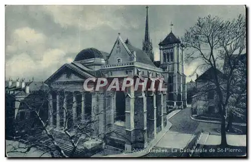 Cartes postales Geneve La Cathedrale de St Pierre