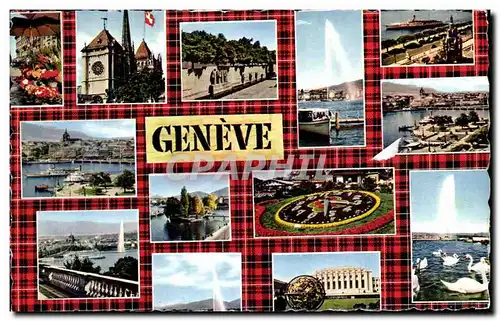 Cartes postales Geneve Cygne