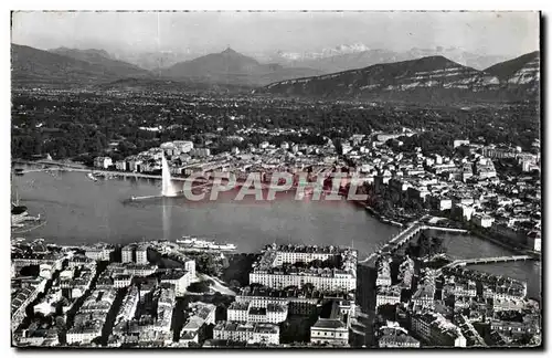 Cartes postales Geneve et le Mont Blanc