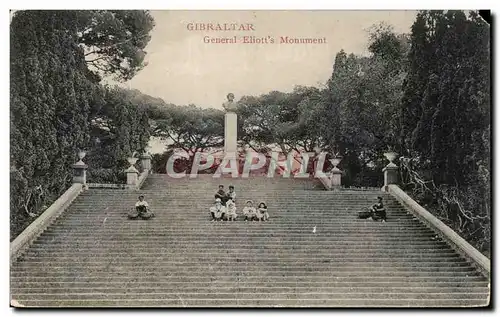 Cartes postales Gibraltar General Eliott&#39s Monument