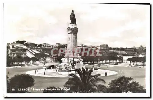 Cartes postales Lisboa Praca De Marques De Pombal Portugal