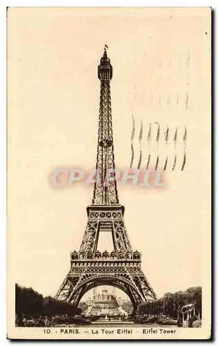 Cartes postales Paris La Tour Eiffel Tower