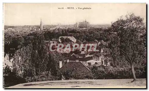 Cartes postales Metz Vue generale