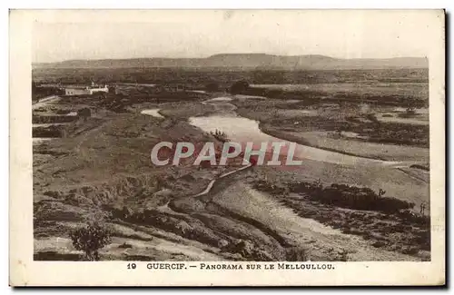 Cartes postales Guercif Panorama Sur Le Melloullou Maroc