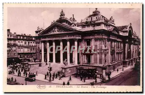 Cartes postales Bruxelles La Bourse The Exchange