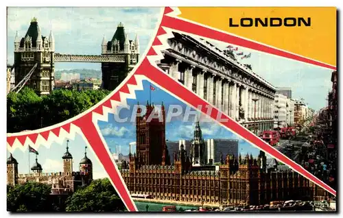 Cartes postales London Westminster Bridge Houses of Parliament