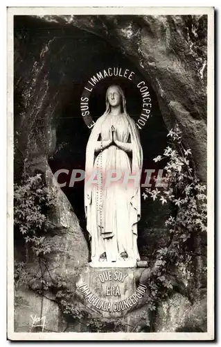 Cartes postales Lourdes La Vierge et la Grotte Miraculeuse