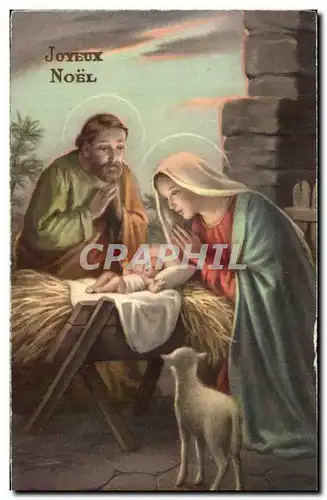 Cartes postales Fantaisie Joyeux Noel Mouton Christmas