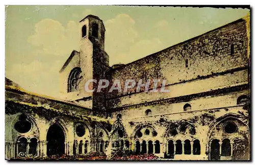 Cartes postales Narbonne Abbaye de Fontfroide Les Cloitres et la Tour de I'Eglsie
