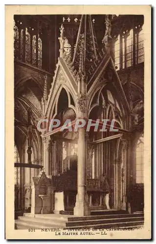 Cartes postales Nevers Interieur De La Cathedrale Le Maitre Autel