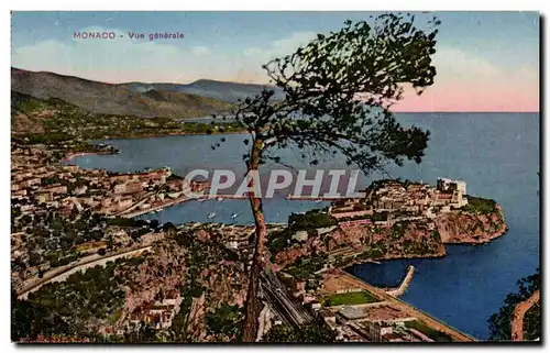 Cartes postales Monaco Vue generale