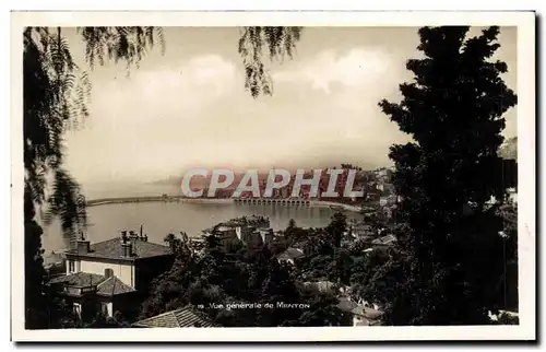 Cartes postales Vue generale de Menton