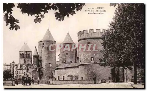 Cartes postales Metz Porte des Allemands Vue d'ensemble