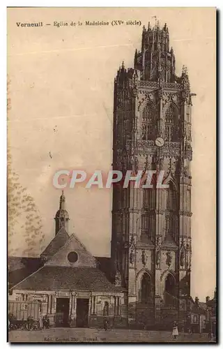 Cartes postales Verneuil Eglise de la Madeleine
