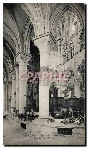 Cartes postales Vezelay Eglise de la Madeleine Pourtour du Chour