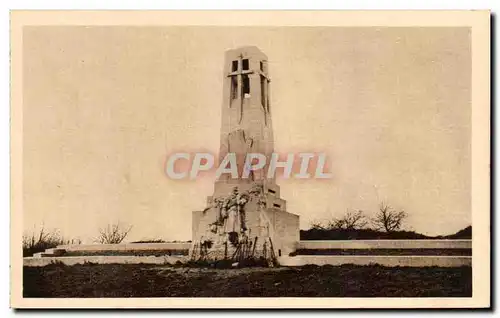 Ansichtskarte AK Vauquois Monument Eleve A La Menaoure Des Poilus Militaria