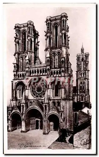 Cartes postales Laon La Cathedrale