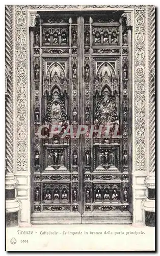 Cartes postales Firenze Cattedrale Le Imposte In bronzo