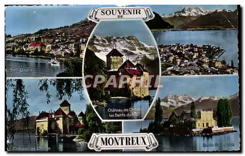 Cartes postales Souvenir de Montreux