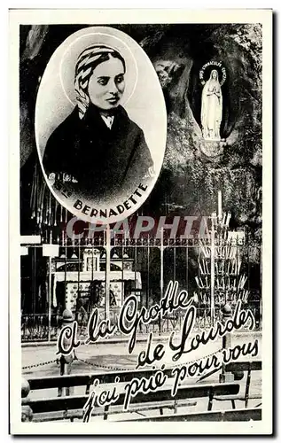 Cartes postales Lourdes Et la grotte de Lourdes