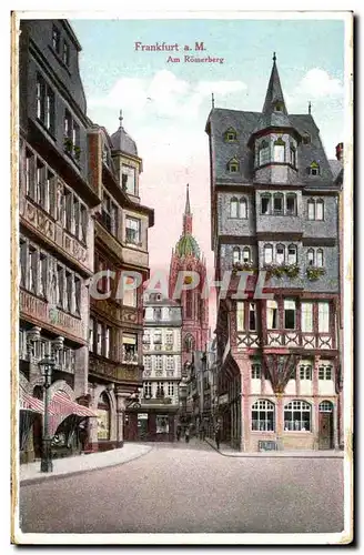 Cartes postales Frankfurt Am Romerberg