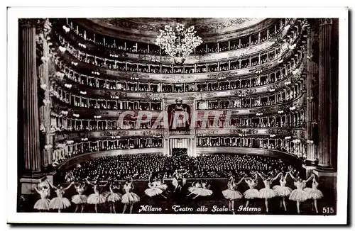 Cartes postales Milano Teatro alla Scala Interno