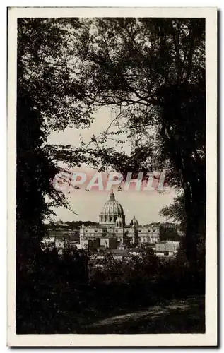 Cartes postales Roma La Basilica di S Pietro vista Dol Gianicolo