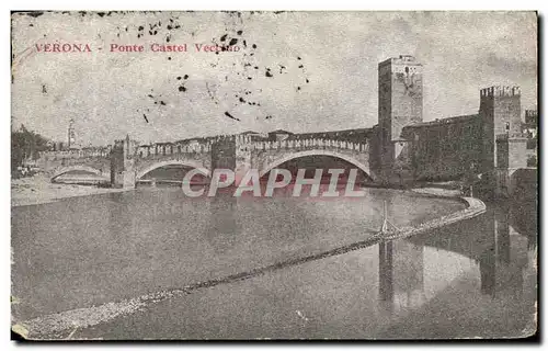 Cartes postales Verona Ponte Castel Vectario