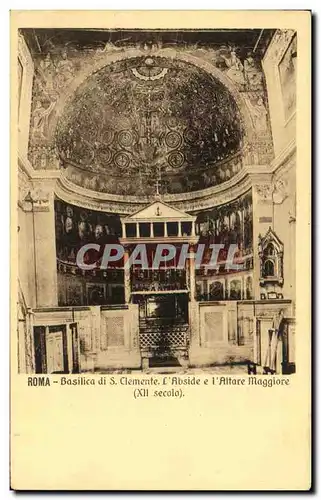 Cartes postales Roma Basilica di Clemente L'Abside