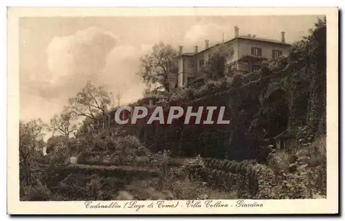 Cartes postales Cadenabbia Lago di Como Villa Collina Giardino