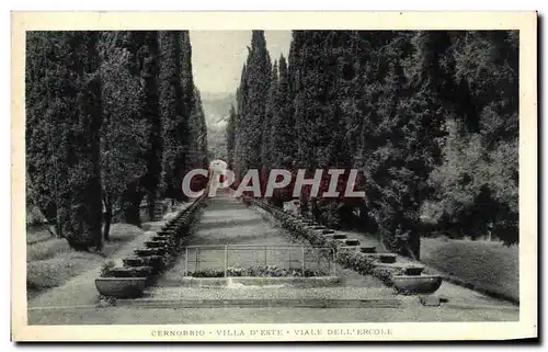 Cartes postales Cernobbio Villa D'Este Viale Dell Ercole