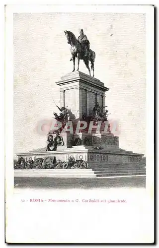 Ansichtskarte AK Roma Monumento Garibaldi